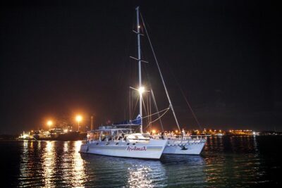 Bali Hai - Romantic Aristocat Evening Dinner Cruise - Welcome drink and canapés at Marina Garden: the pre-boat warm-up